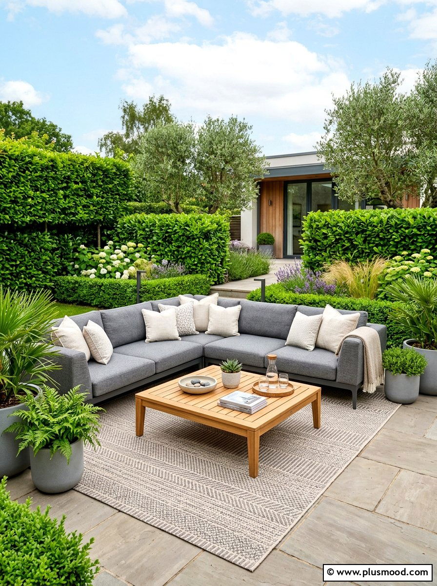 Modern Outdoor Lounge - 25 summer backyard retreat ideas