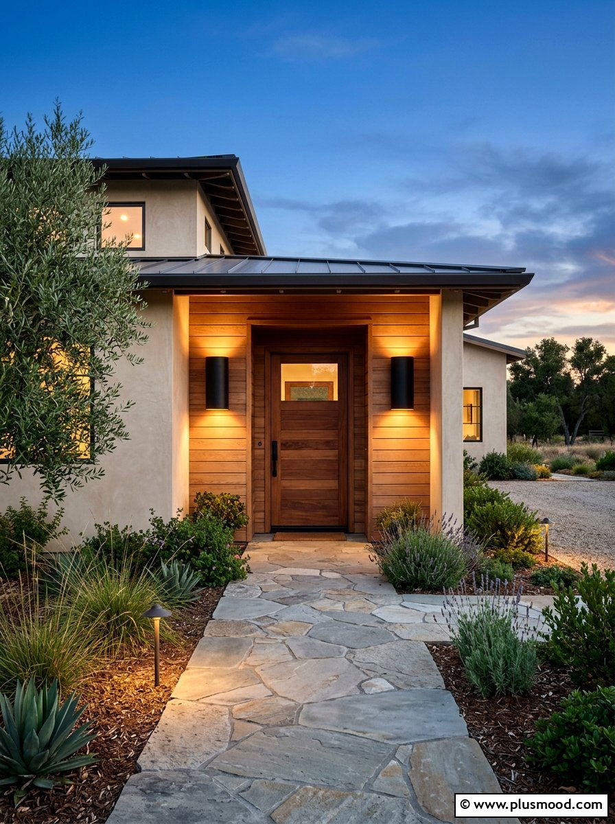 Modern Sconce Lighting - 25 summer ranch house curb appeal ideas