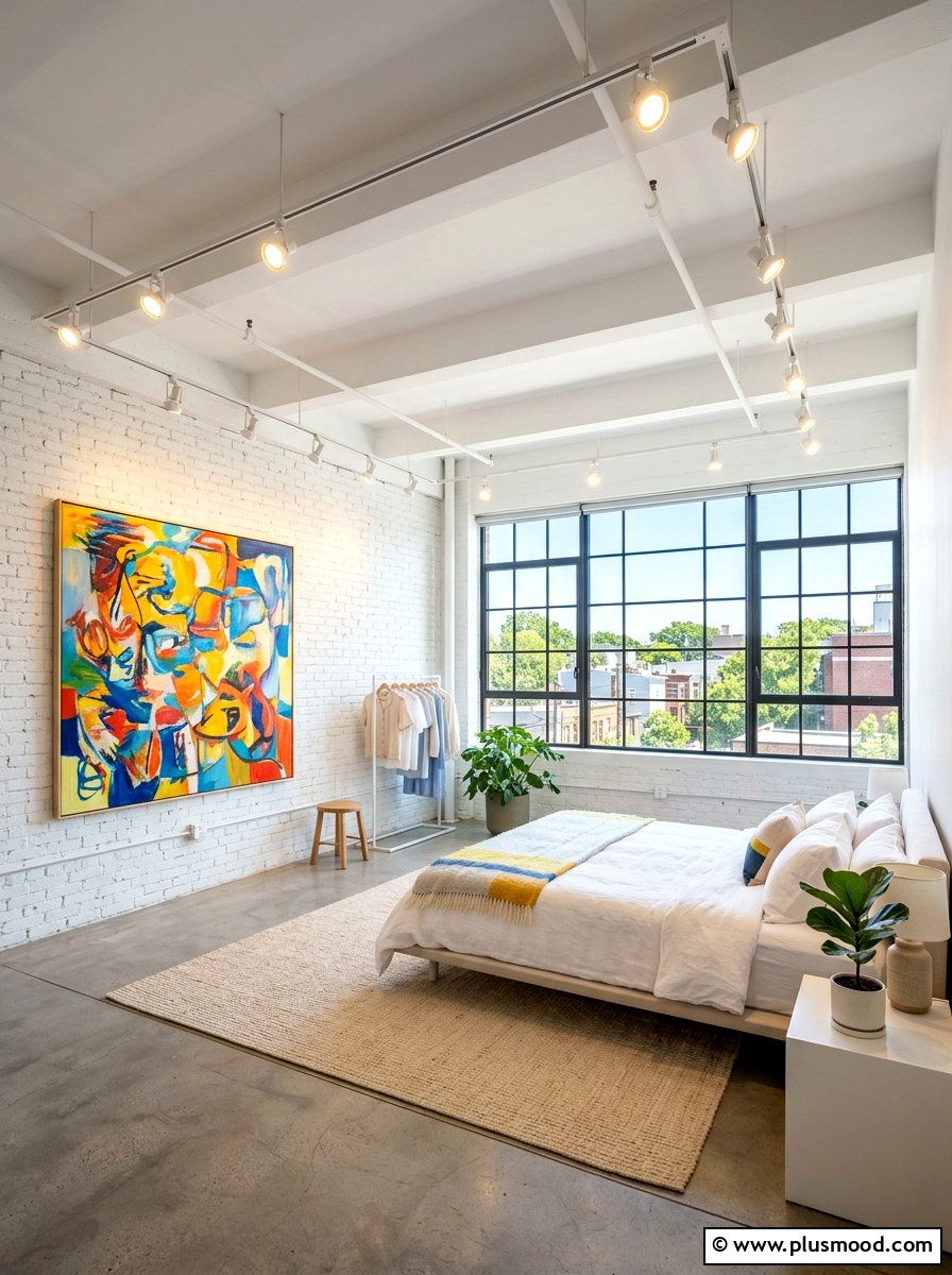 Modern Track Lighting - 25 summer bedroom lighting ideas