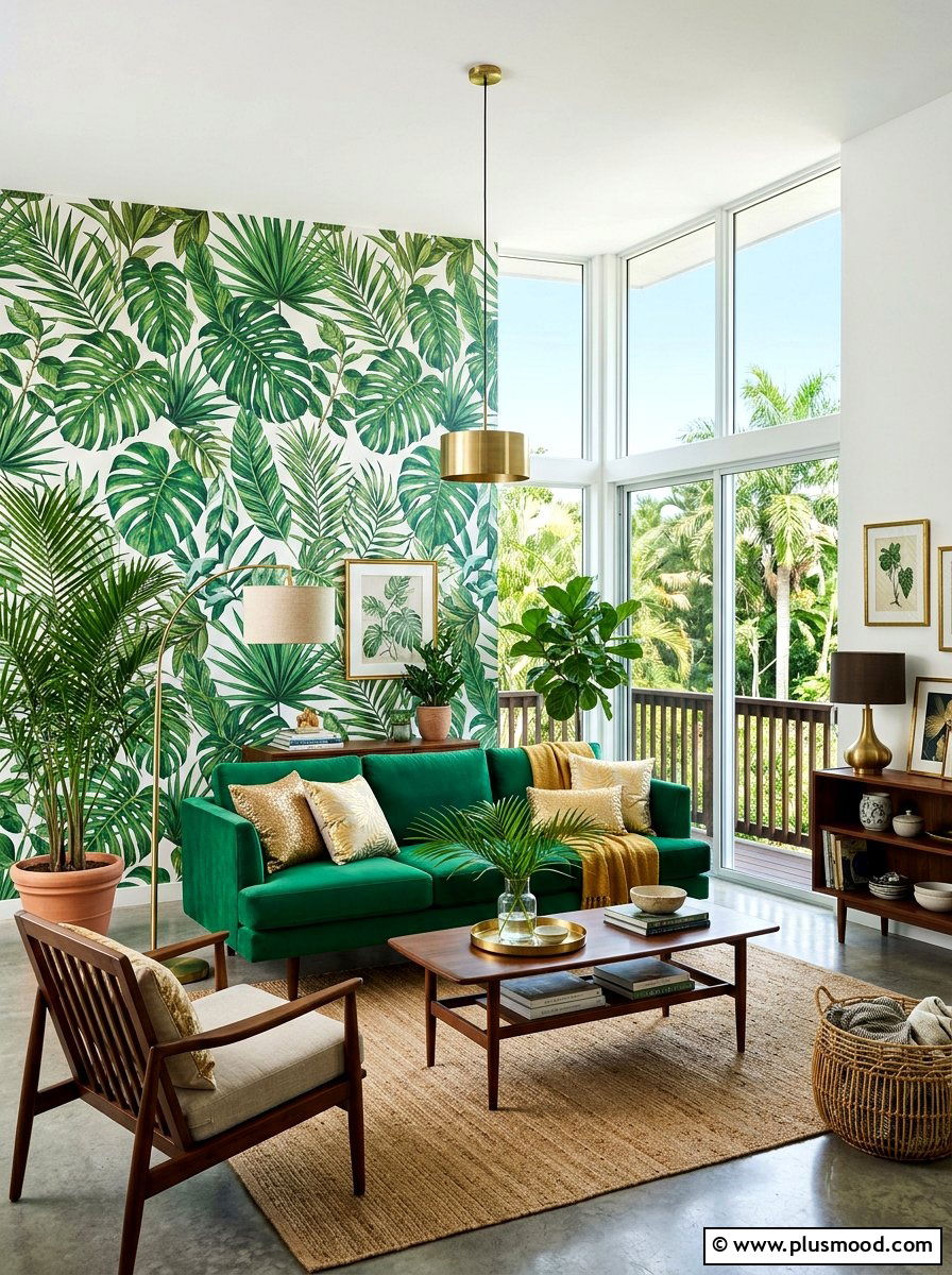 Modern Tropical Living Room - 25 modern summer living room ideas