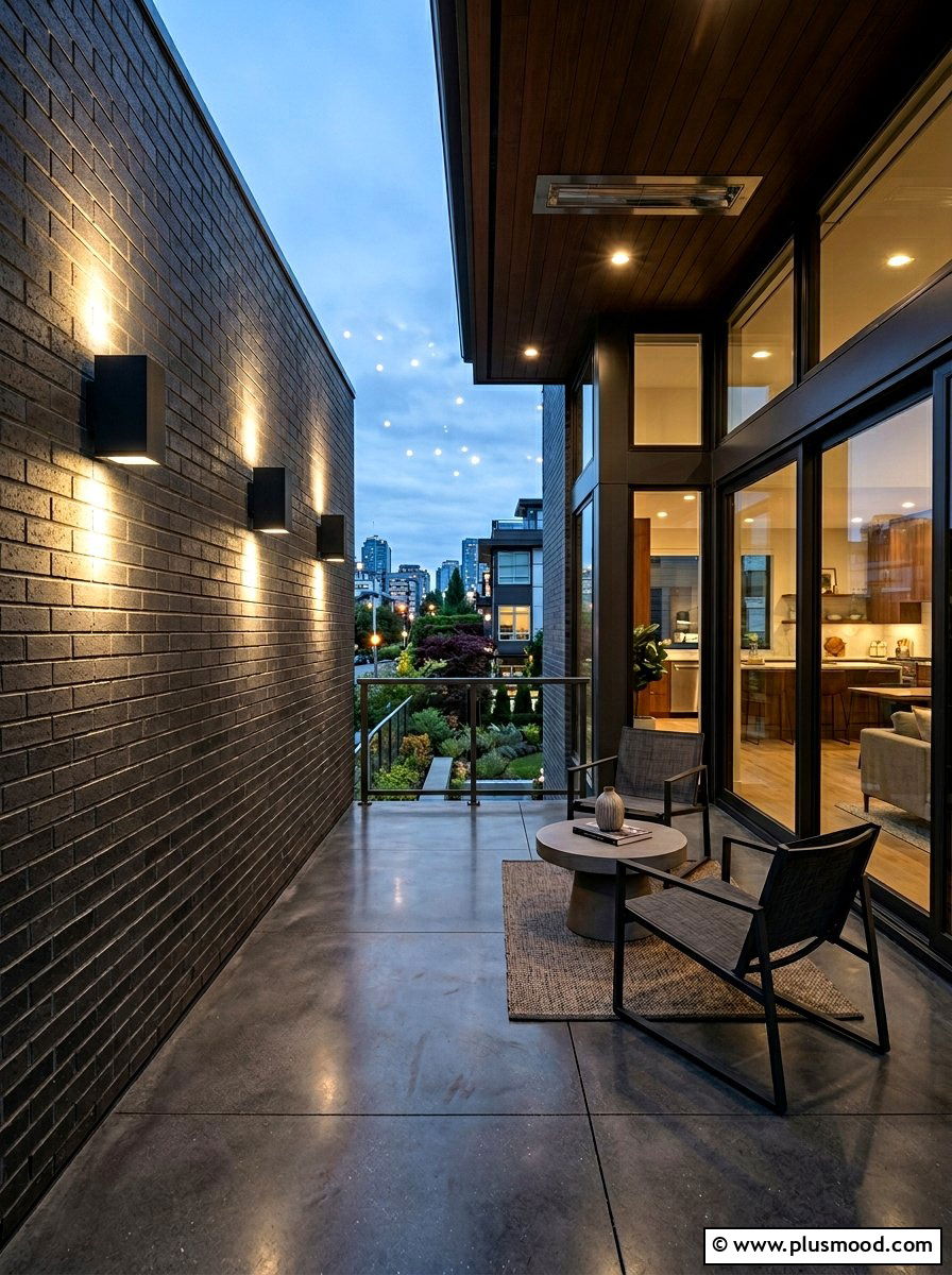 Modern Wall Sconces - 25 summer patio lighting ideas