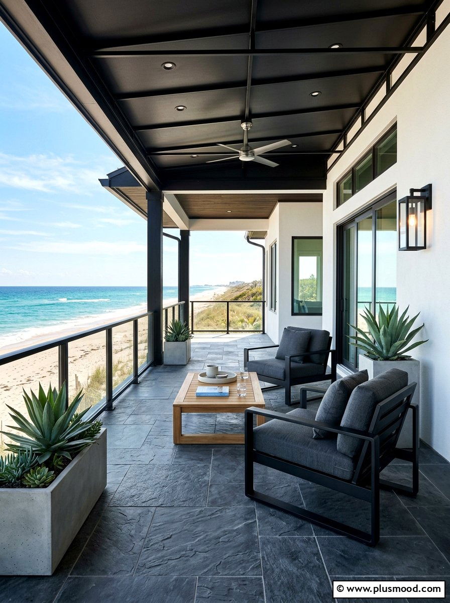 Modern beach house porch - 25 summer coastal porch ideas