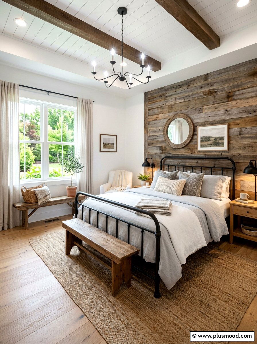 Modern farmhouse summer bedroom - 25 summer guest bedroom ideas