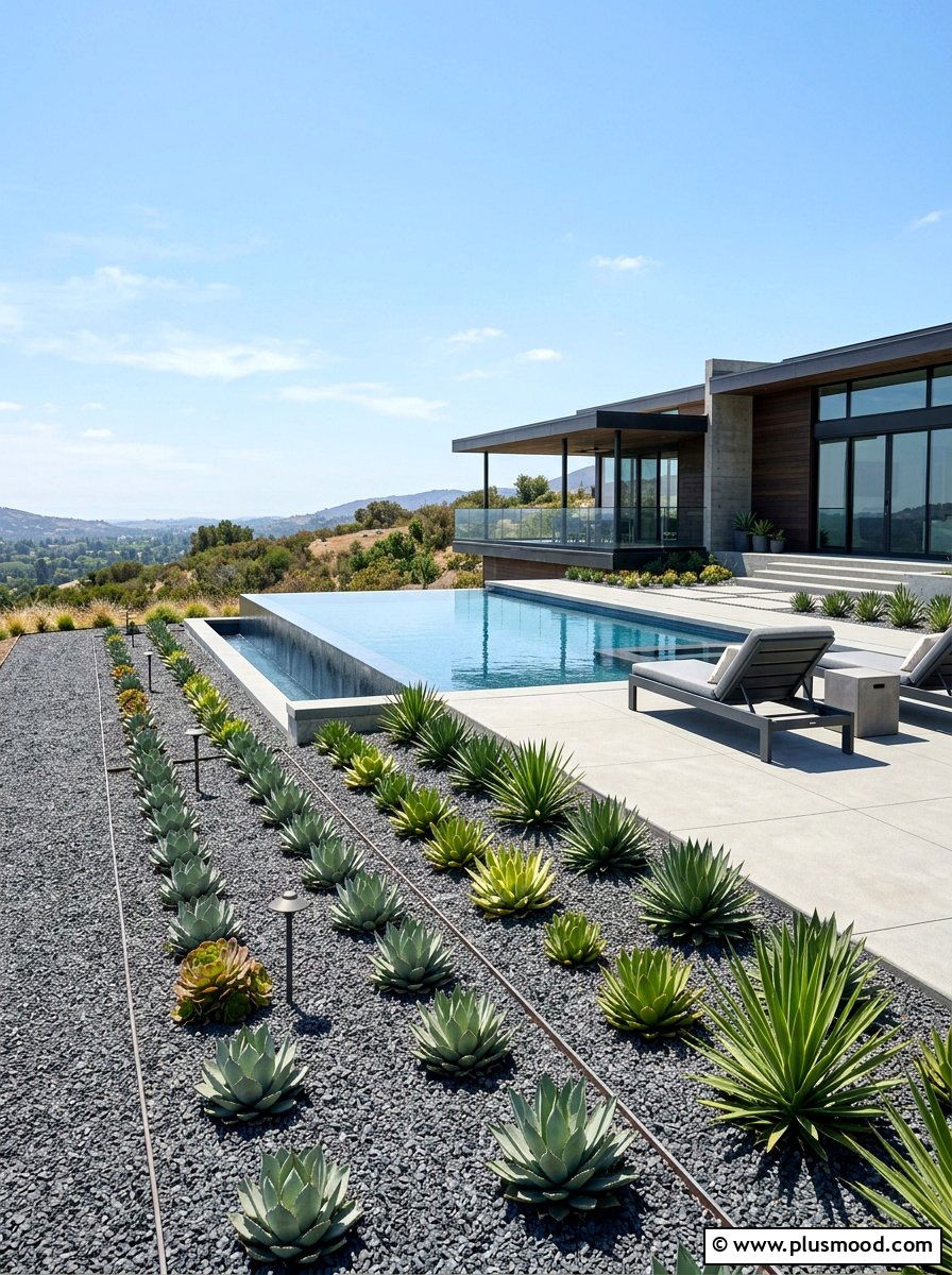 Modern gravel landscaping - 25 pool landscaping ideas for desert climates