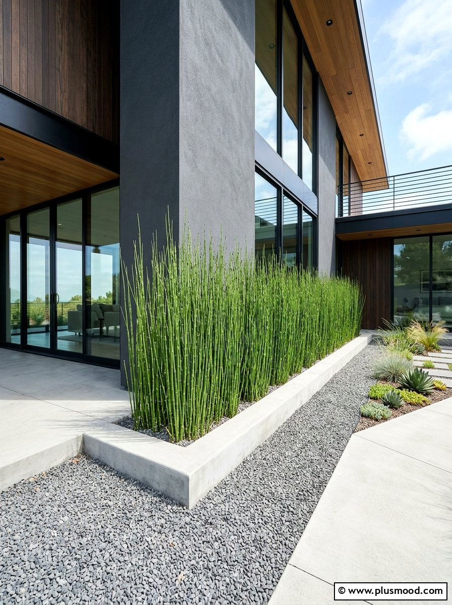 Modern minimalist landscaping - 25 summer corner flower bed ideas