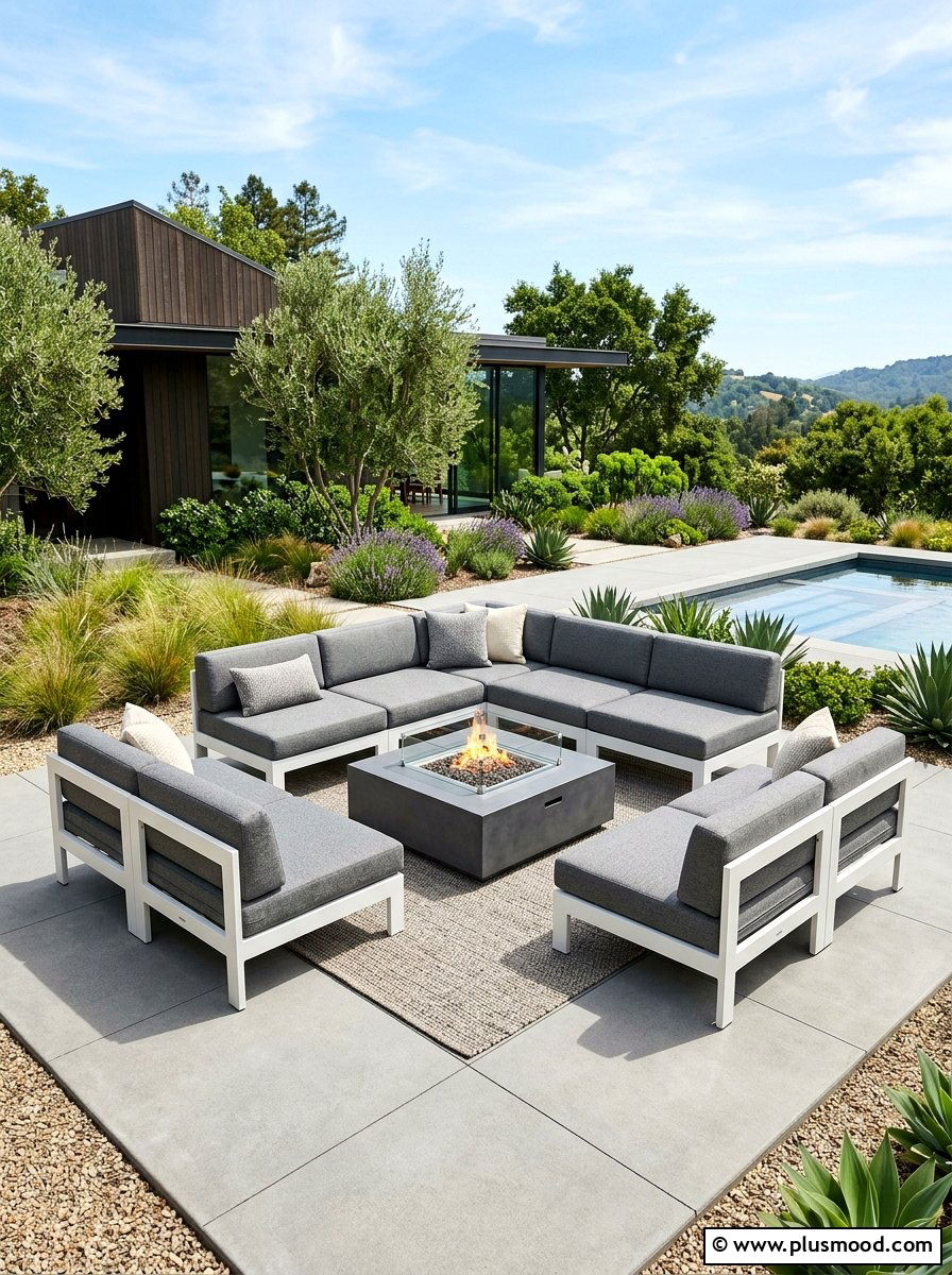 Modern modular outdoor seating - 25 summer backyard seating ideas for guests