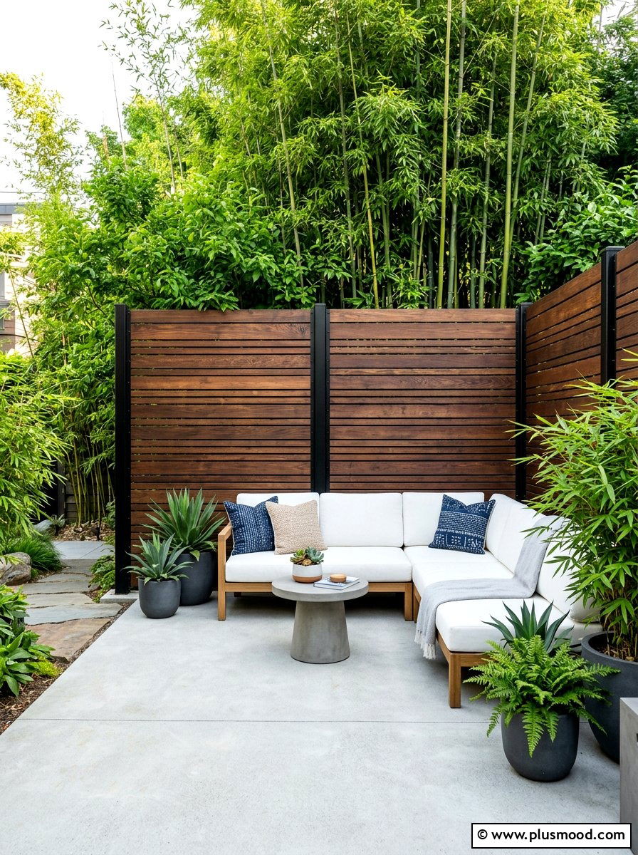 Modern privacy screen