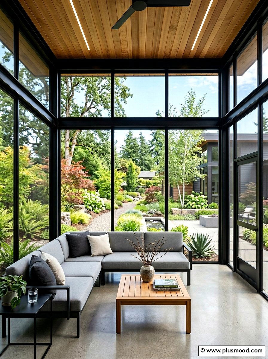 Modern screened porch - 25 summer screened front porch ideas