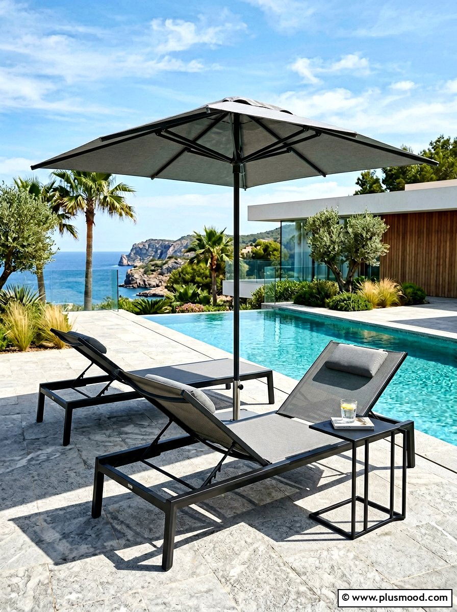Modern sun lounger - 25 summer garden seating ideas