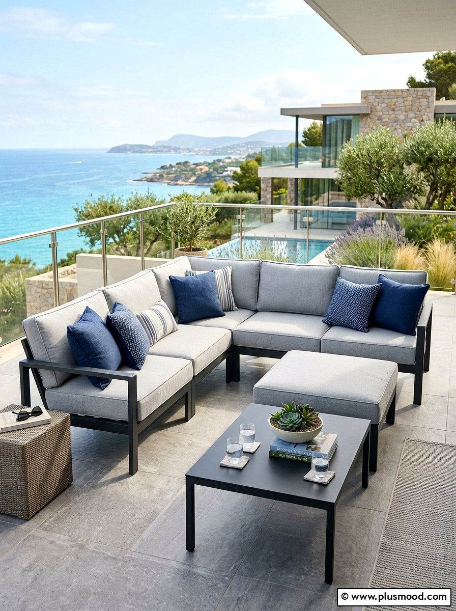 Modular Outdoor Sectional - 25 summer outdoor lounge party ideas