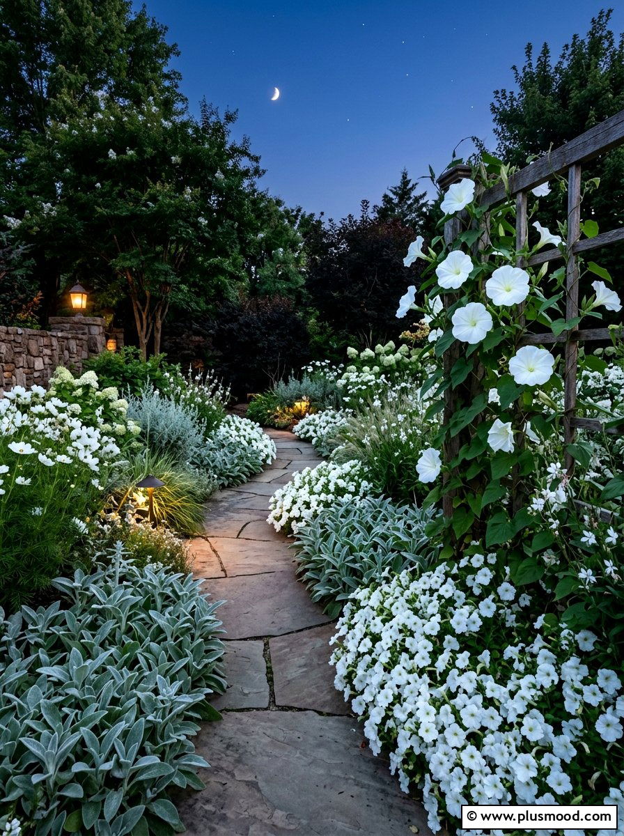 Moon garden flowers - 25 summer flower bed ideas