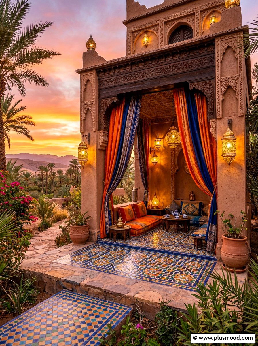 Moroccan Inspired Cabana - 25 summer cabana ideas