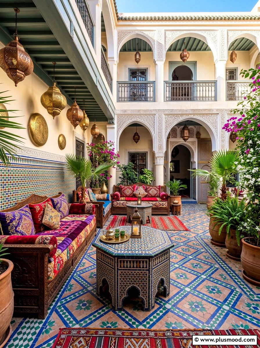 Moroccan Inspired Patio - 25 summer patio styling ideas