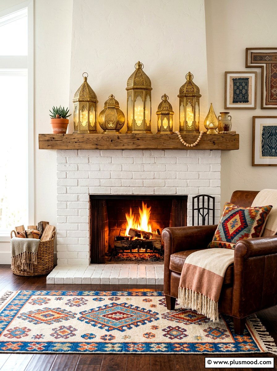 Moroccan Lantern Decor - 25 late summer boho decor ideas