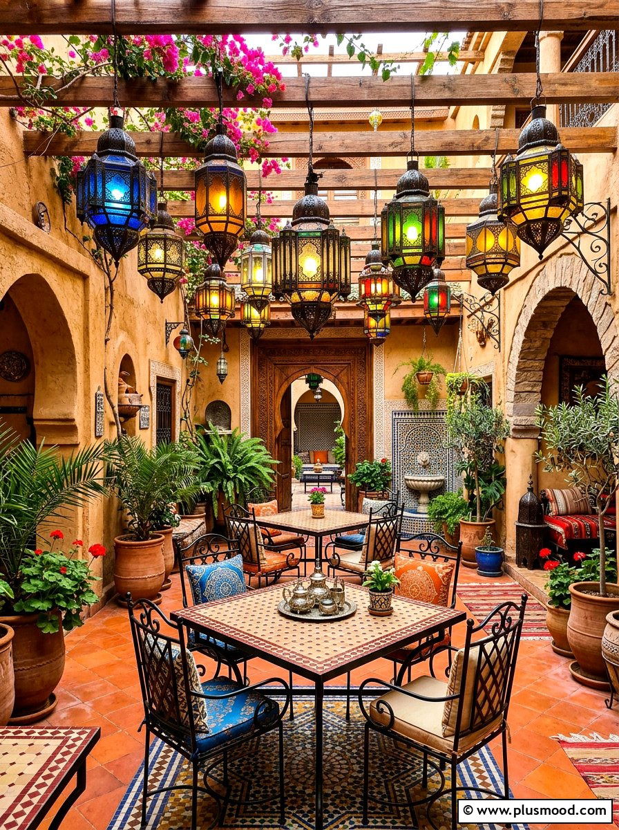 Moroccan Lanterns - 25 summer patio lighting ideas