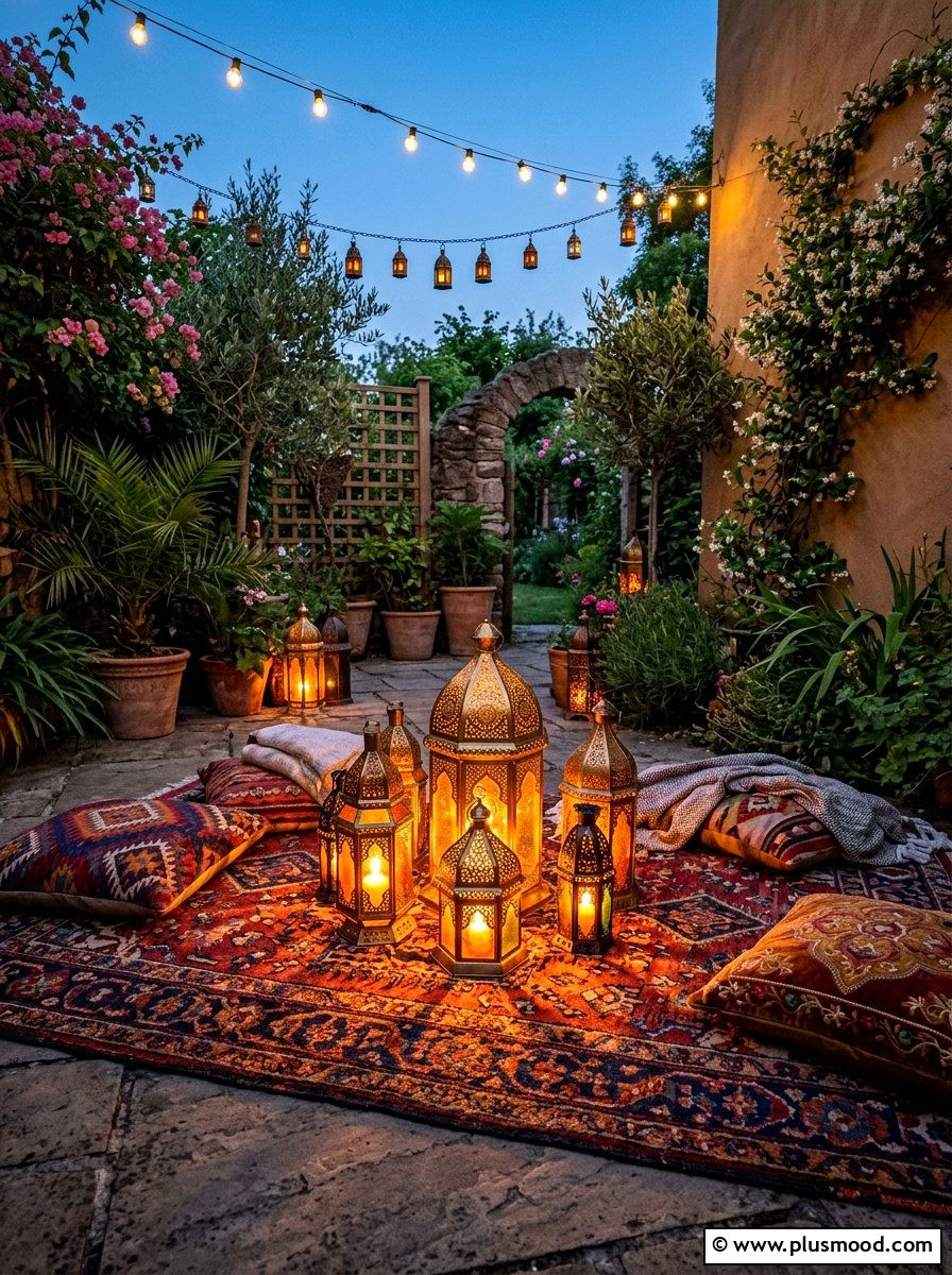 25 Small Backyard Ideas With Outdoor Lighting for Ambiance