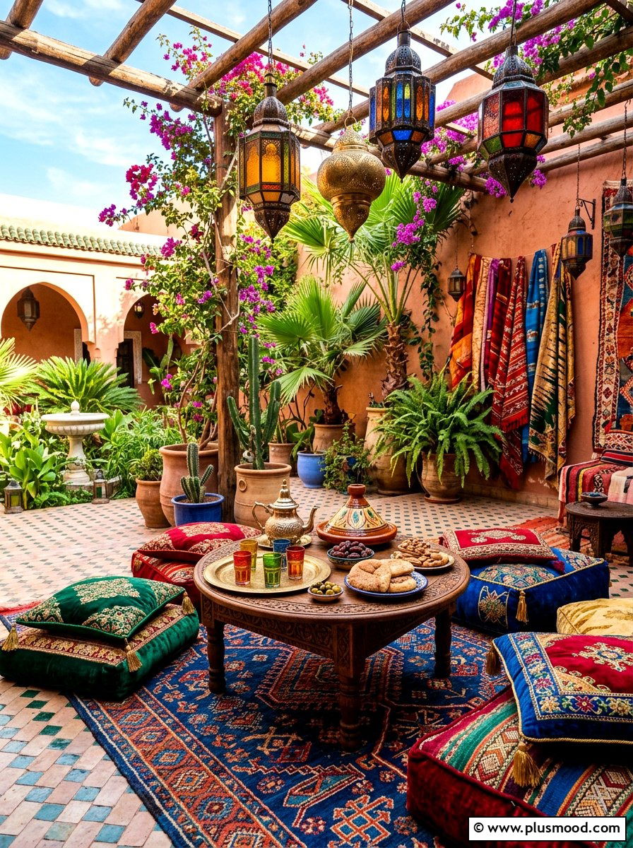 Moroccan Outdoor Table - 25 summer outdoor table decor ideas
