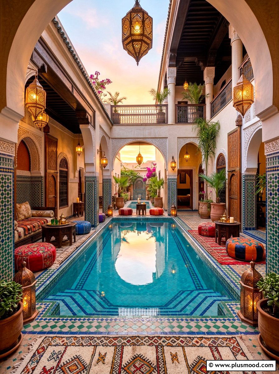 Moroccan Pool Setup - 25 summer pool party setup ideas