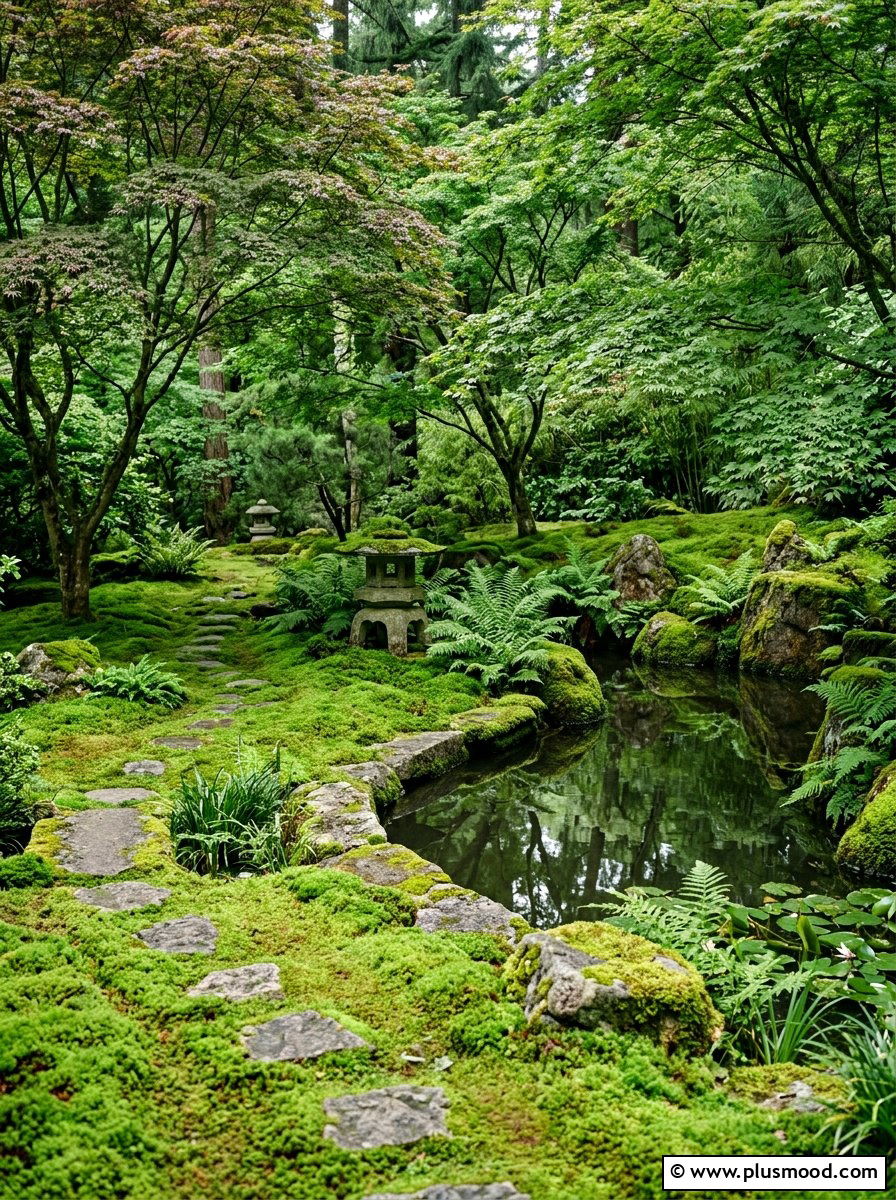 Moss Garden Landscape - 25 pool landscaping ideas for zen style