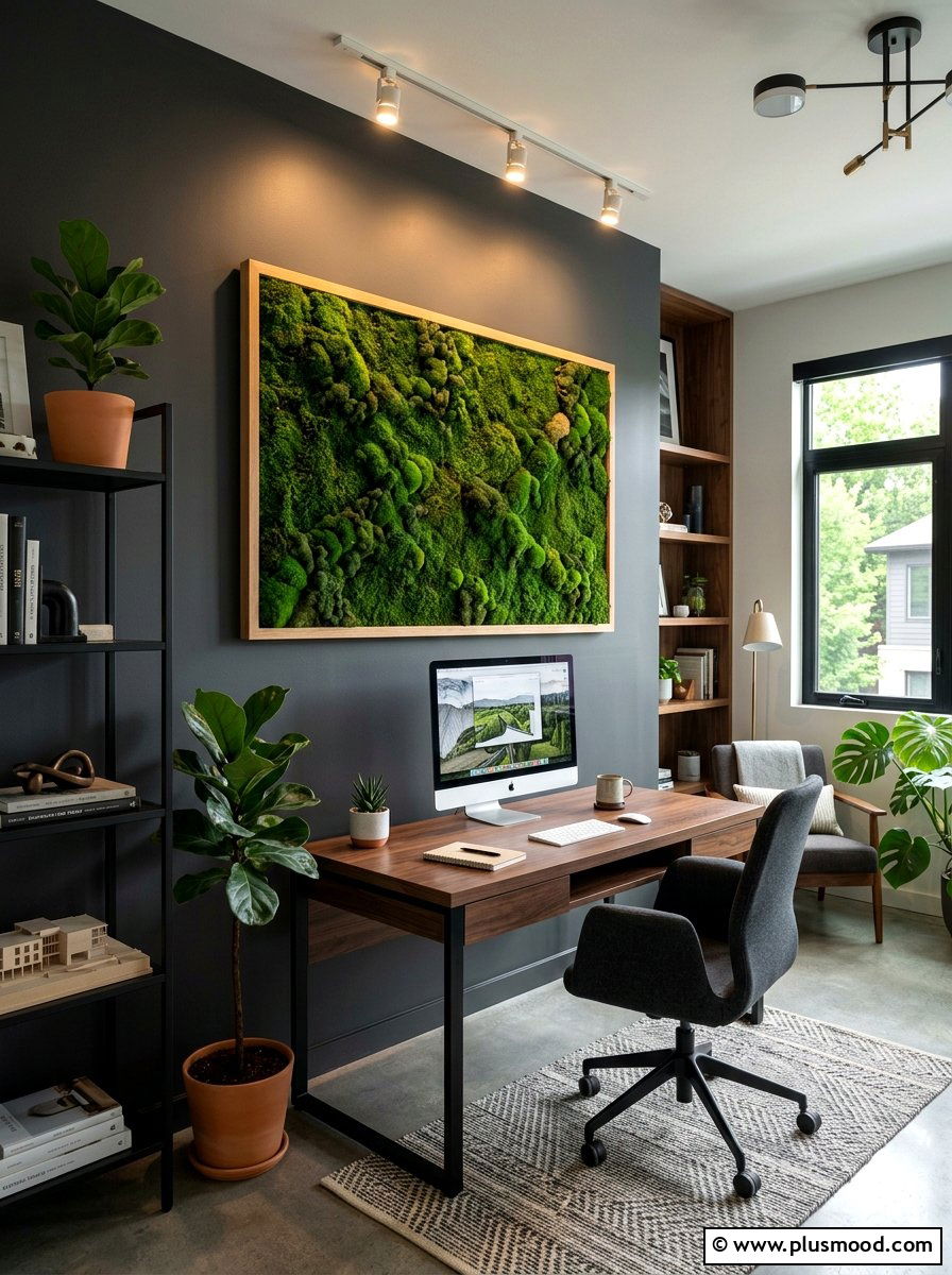 Moss Wall Art - 25 summer botanical decor ideas