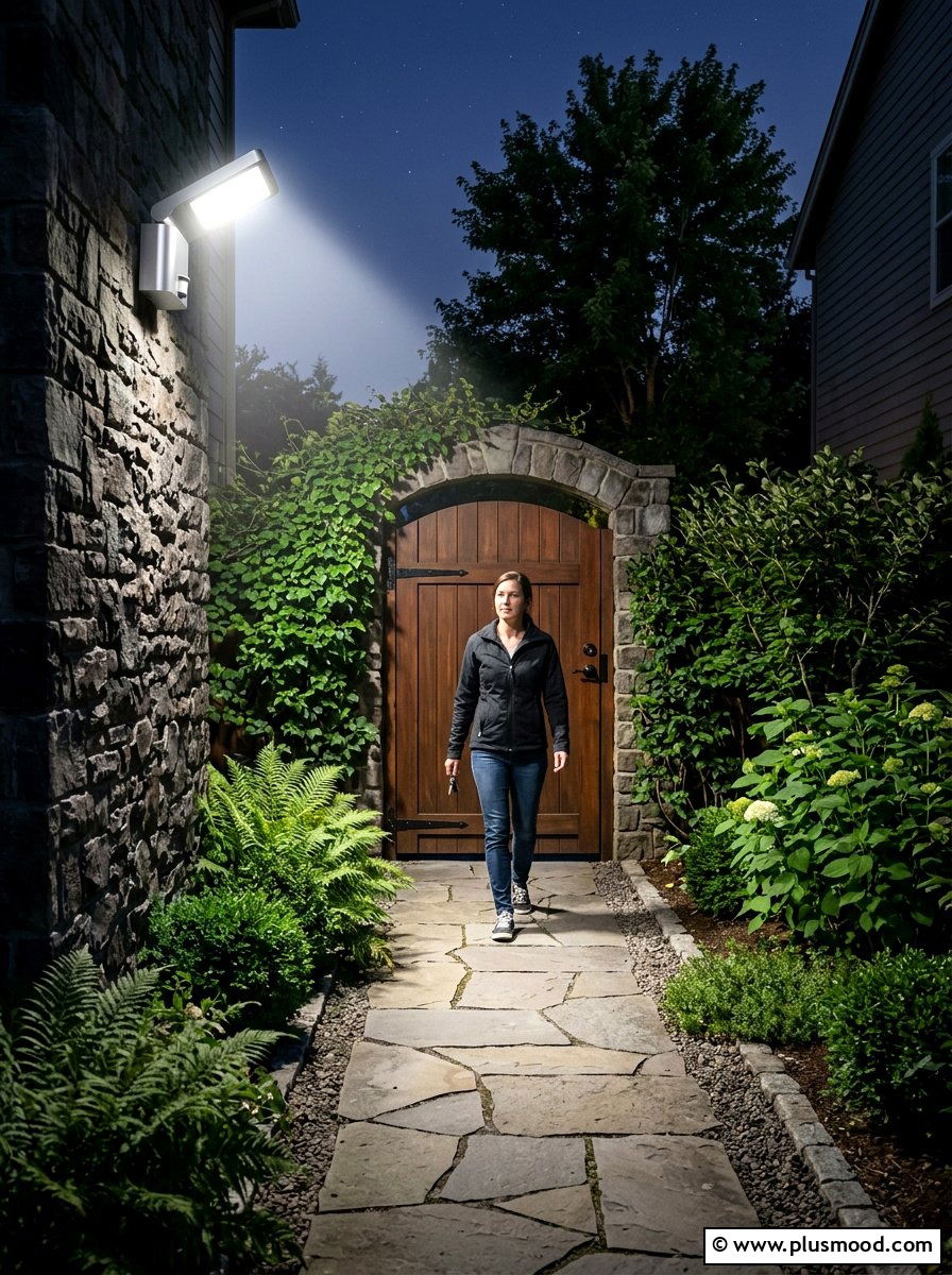 Motion Sensor Lights - 25 summer garden lighting ideas