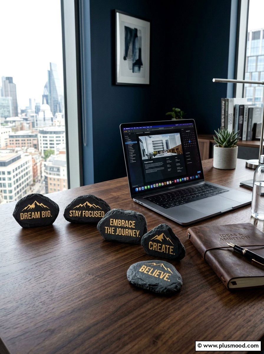 Motivational Quote Stones - 25 painted rock ideas with quotes