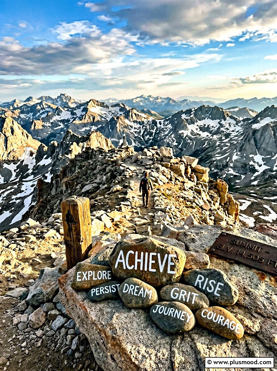 Motivational Word Rocks - 25 painted rock ideas for kindness rocks