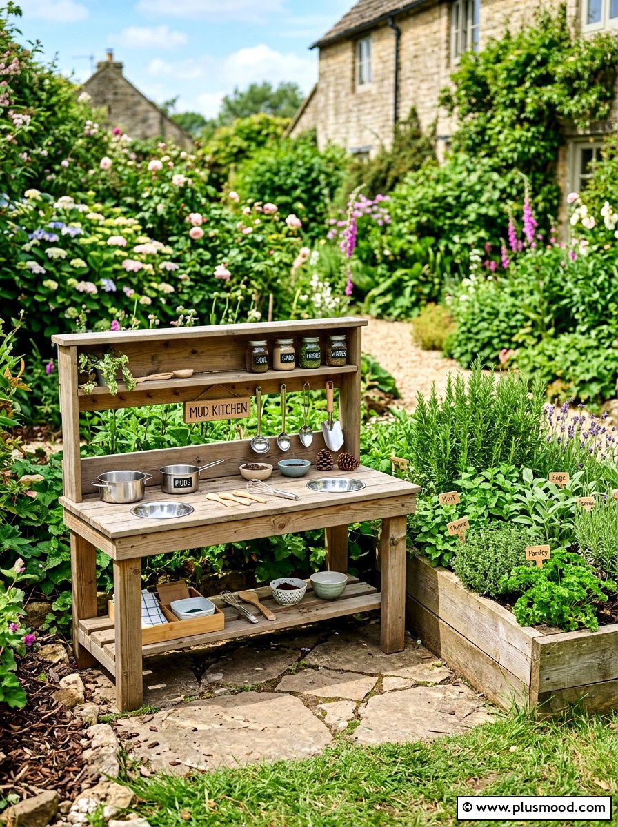 Mud kitchen - 25 summer backyard ideas for kids