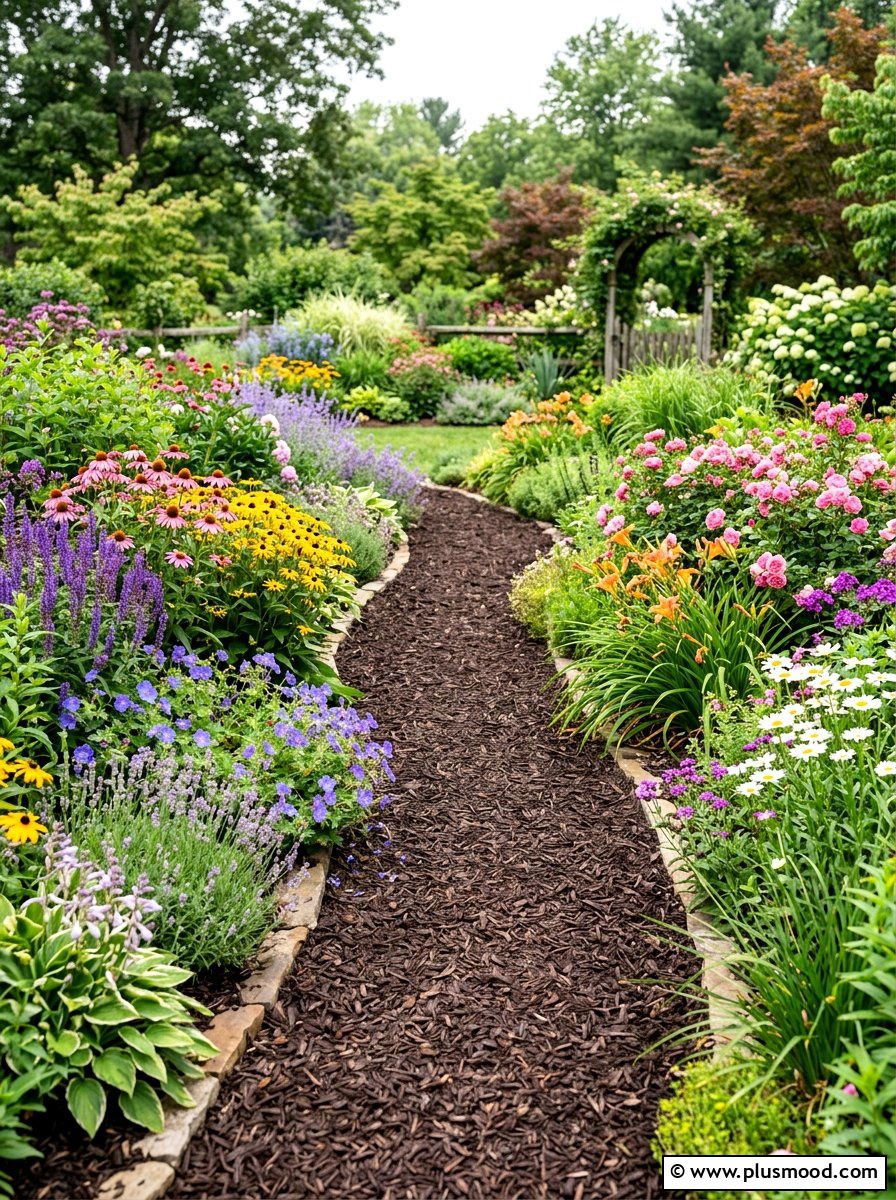 25 Small Backyard Ideas With Curved Path Designs to Inspire