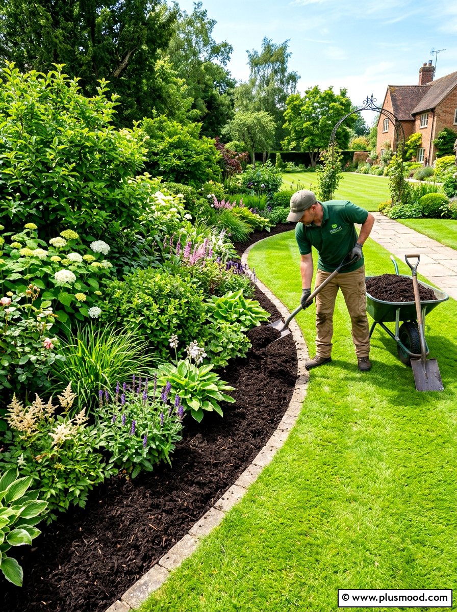 Mulching Garden Beds - 25 end of summer garden cleanup ideas