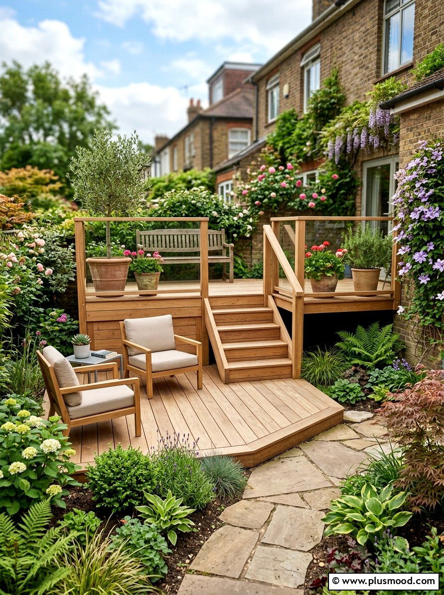 Multi Level Deck For Small Garden - 25 small backyard ideas with raised deck