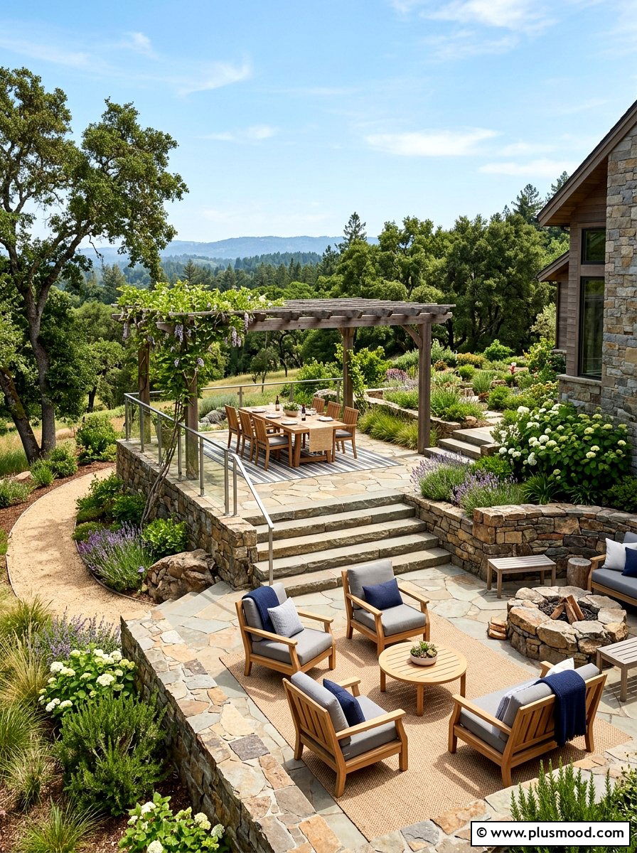 Multi Level Patio - 25 small backyard ideas with raised patio