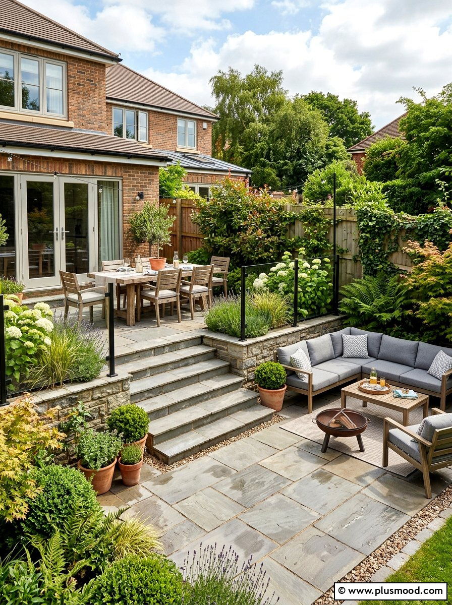 Multi Level Terrace - 25 small backyard ideas modern style