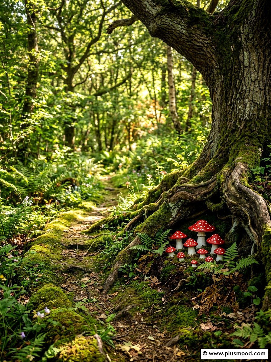 Mushroom Garden Stones - 25 painted rock ideas for pathway art