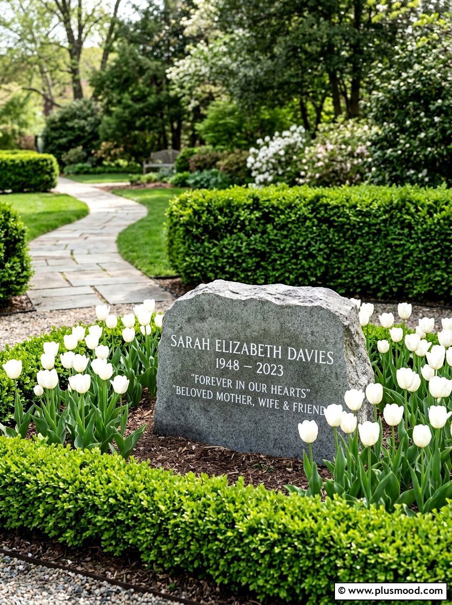 Name And Date Painted Rock - 25 painted rock ideas for memorial garden