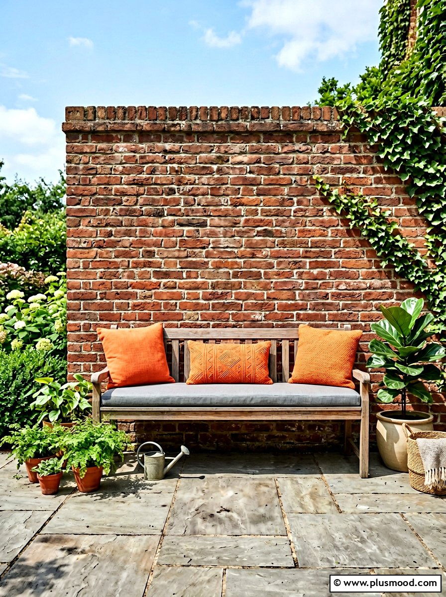 Narrow Outdoor Bench - 25 summer compact outdoor living ideas