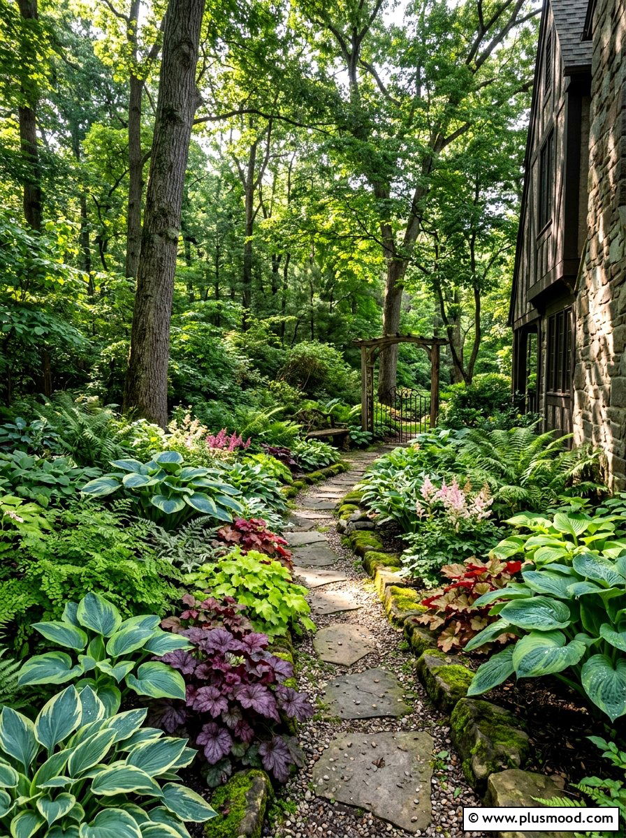 Narrow Shade Garden Plants - 25 summer side yard landscaping ideas
