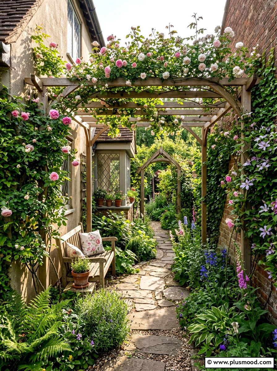 Narrow Side Yard Pergola - 25 small backyard ideas with pergola