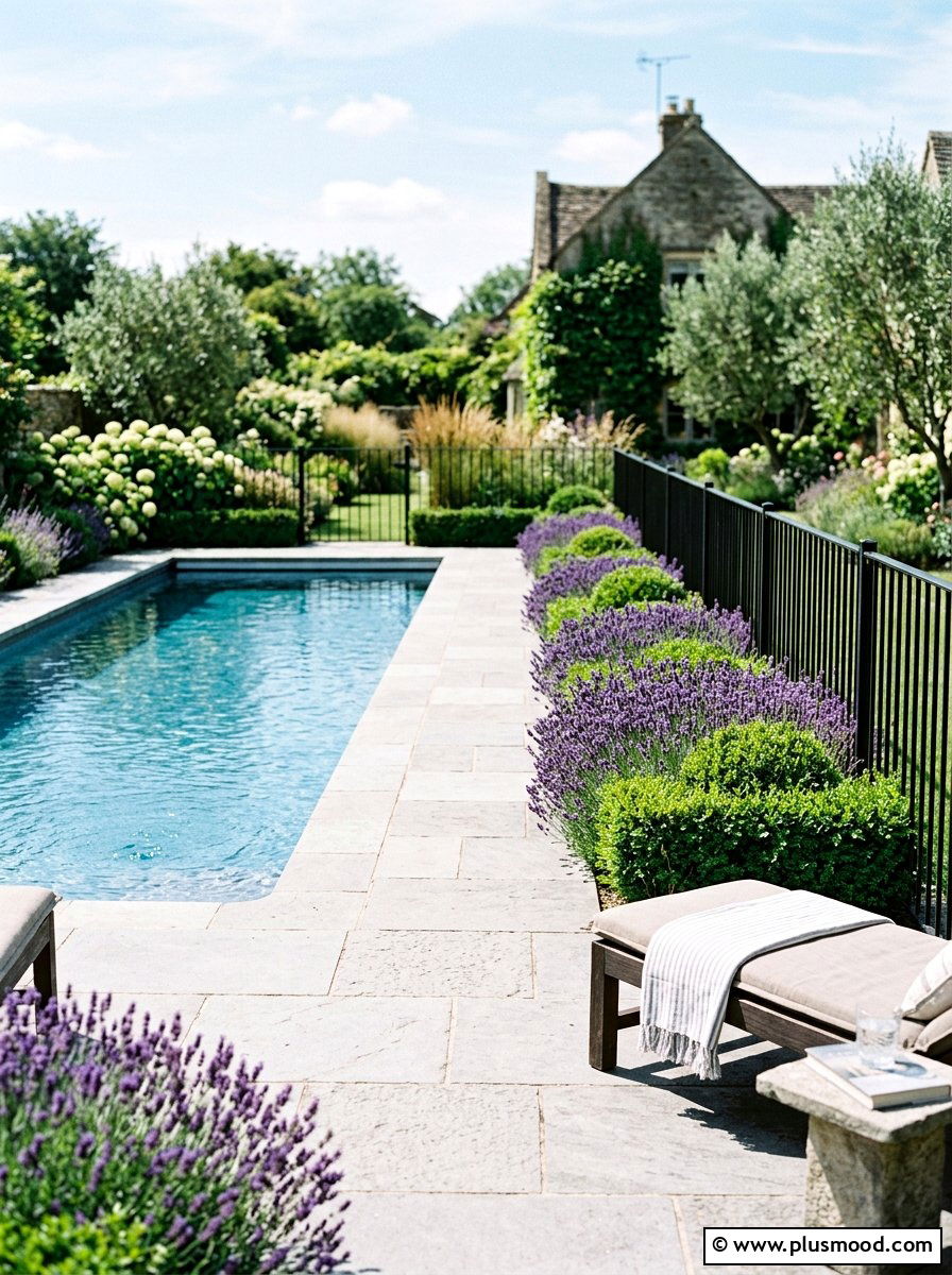 Narrow pool garden - 25 pool landscaping ideas for small backyards