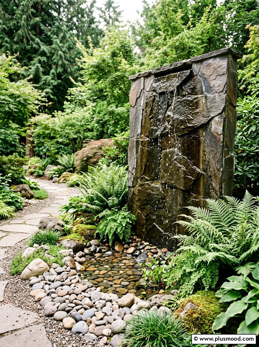 Narrow water feature - 25 small backyard ideas for narrow lots