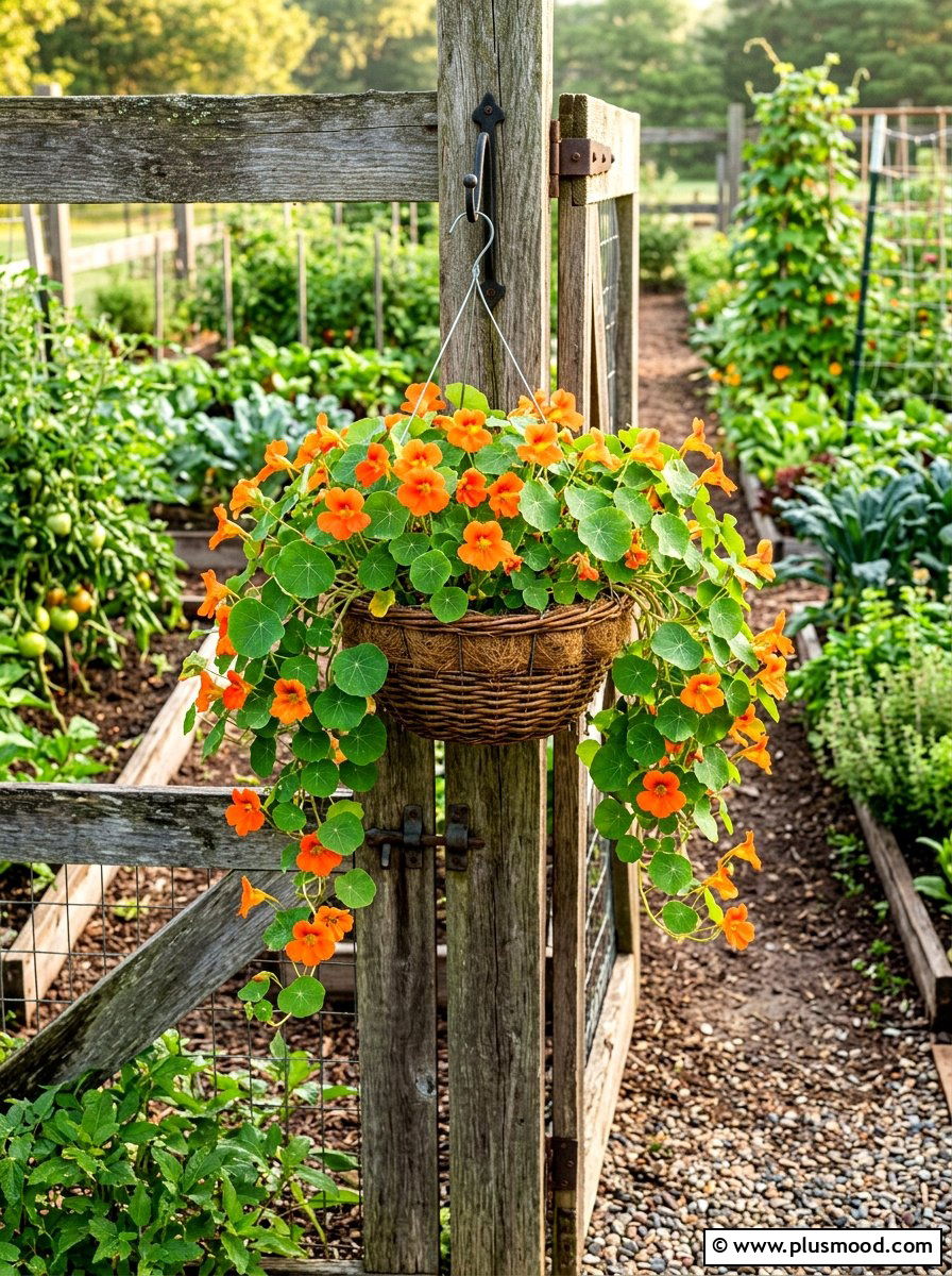 Nasturtium Hanging Basket - 25 summer hanging basket ideas for summer