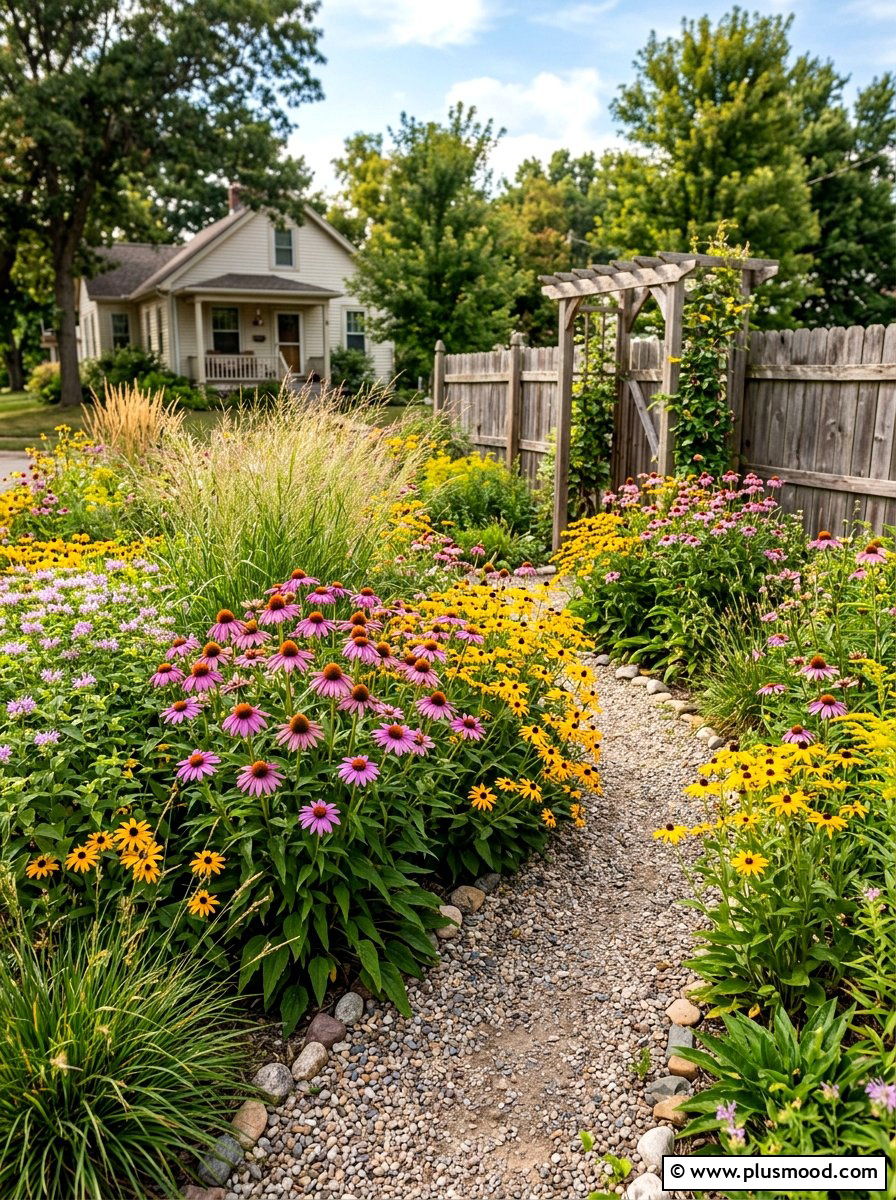 Native Plant Garden - 25 summer front yard refresh ideas