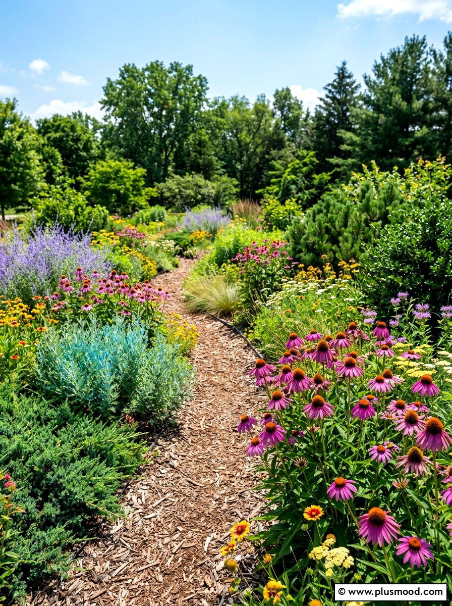 Native Plant Landscape - 25 summer backyard landscaping ideas