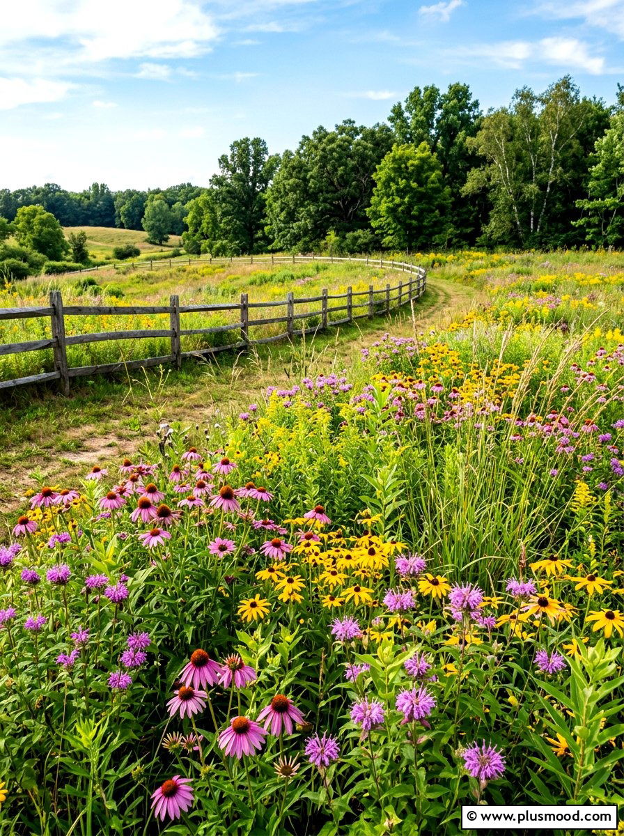 Native Wildflower Meadow - 25 summer landscaping ideas