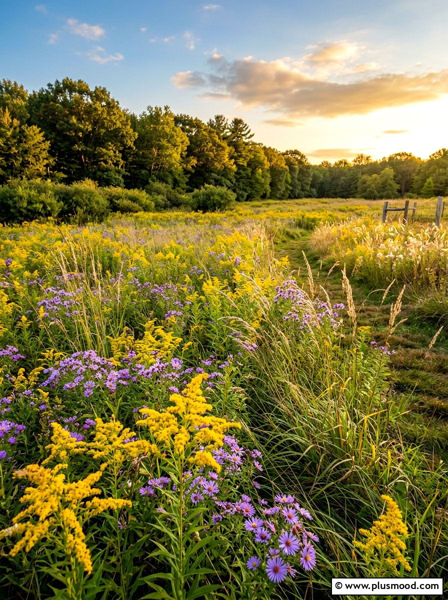 Native wildflower meadow - 25 late summer flower bed ideas