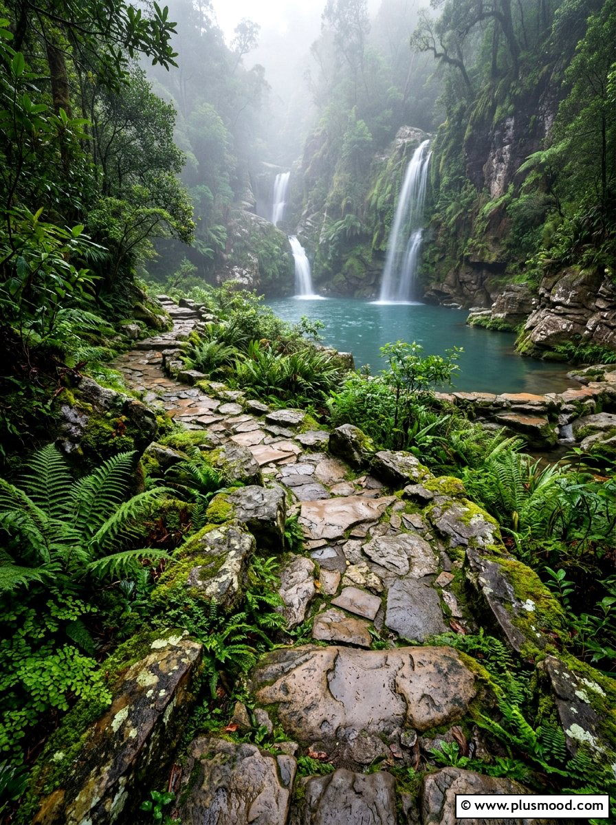 Natural Rock Path For Lagoon Pool - 25 pool landscaping ideas with stone pathway
