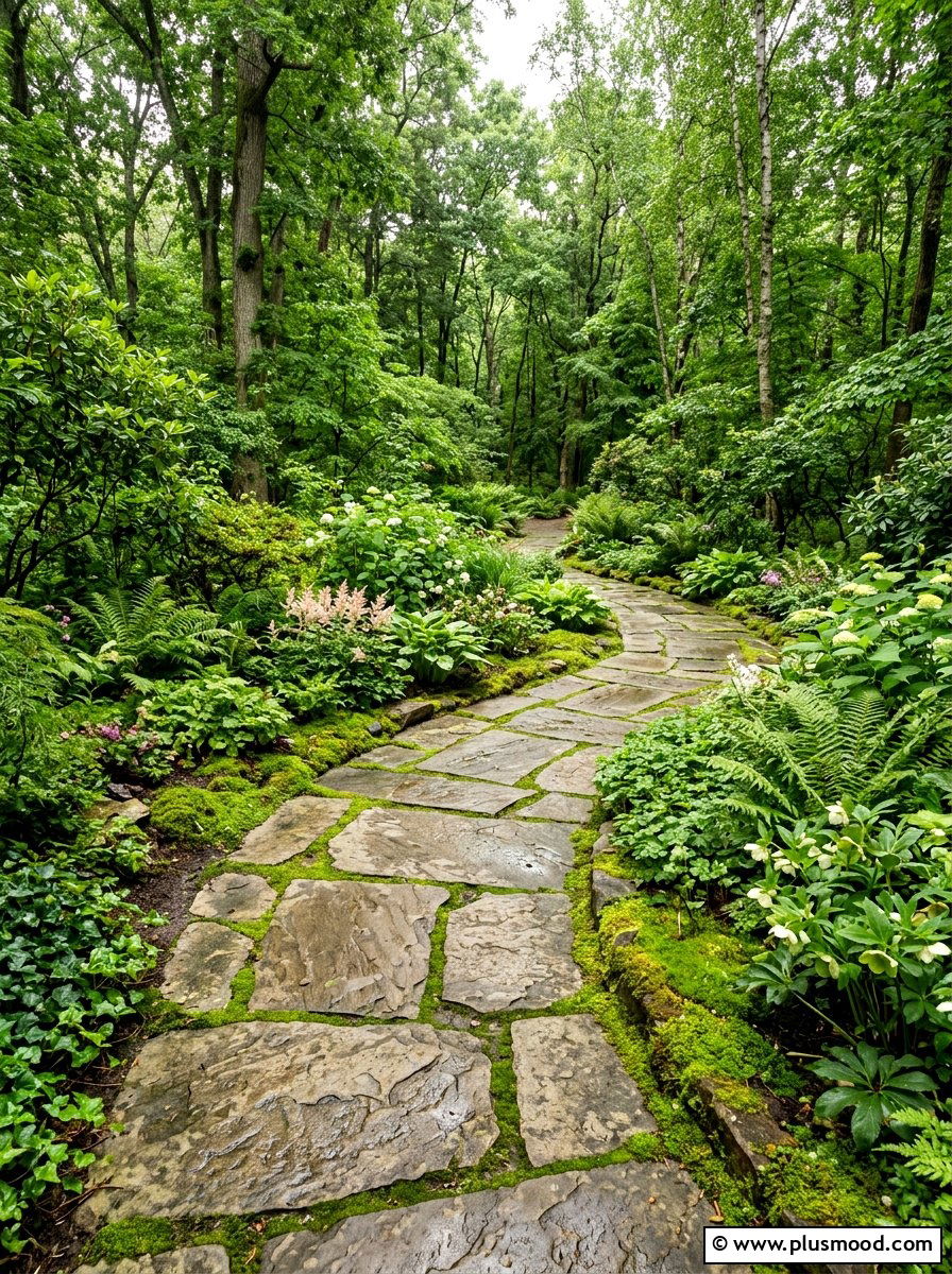 Natural Stone Path - 25 Outdoor Garden Decor Ideas