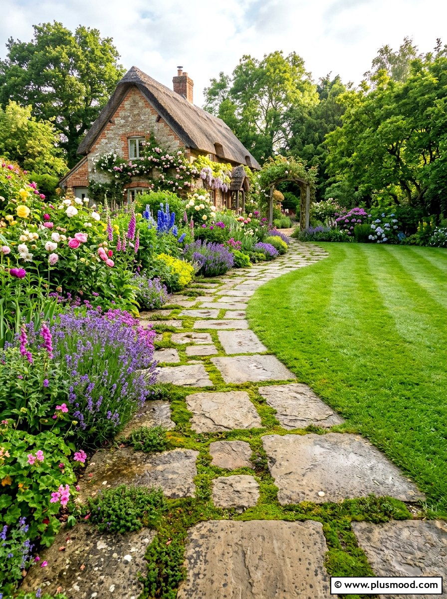 Natural Stone Pathway - 25 summer backyard makeover ideas