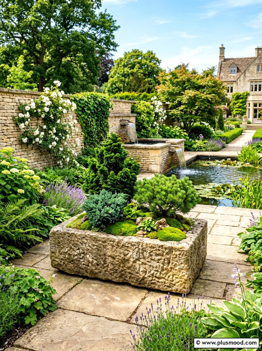Natural Stone Rectangular Planter - 25 summer modern planter ideas