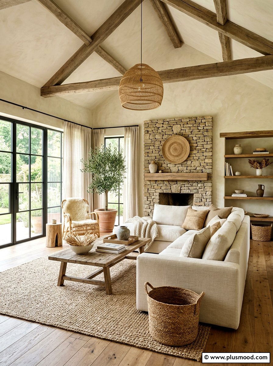 Natural Texture Living Room - 25 summer nautical decor ideas for living room